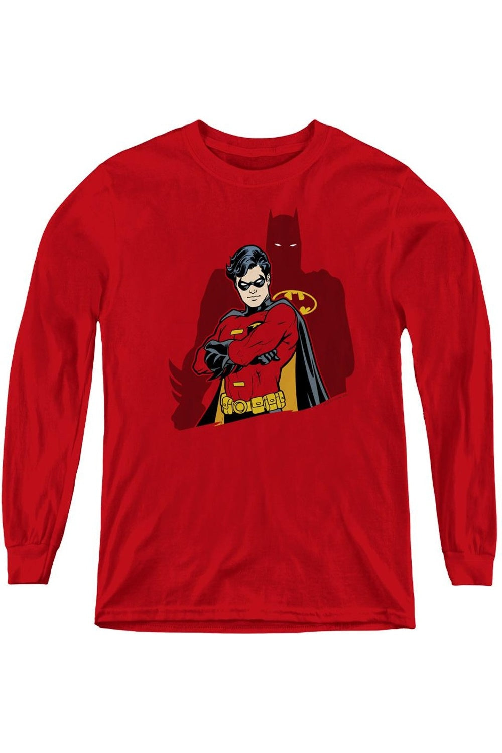 Футболка с длинным рукавом Batman Wingman для детей Gildan, красный
Футболка с длинным рукавом Batman Wingman для детей Gildan, красный