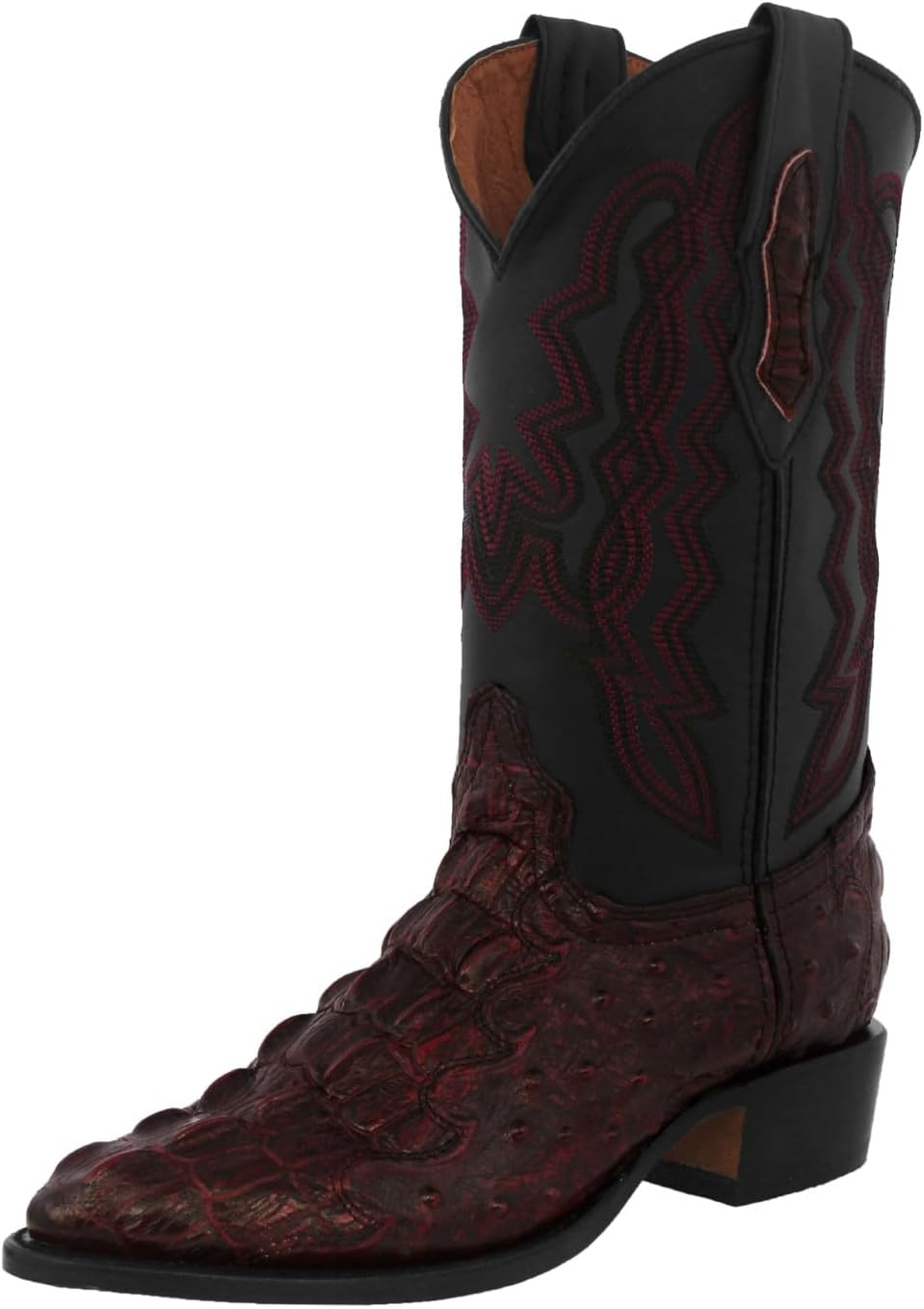 Мужские ковбойские сапоги Texas Legacy черного цвета с вишневым оттенком, стиль Western, с принтом крокодила и страуса, носок J
Мужские ковбойские сапоги Texas Legacy черного цвета с вишневым оттенком, стиль Western, с принтом крокодила и страуса, носок J