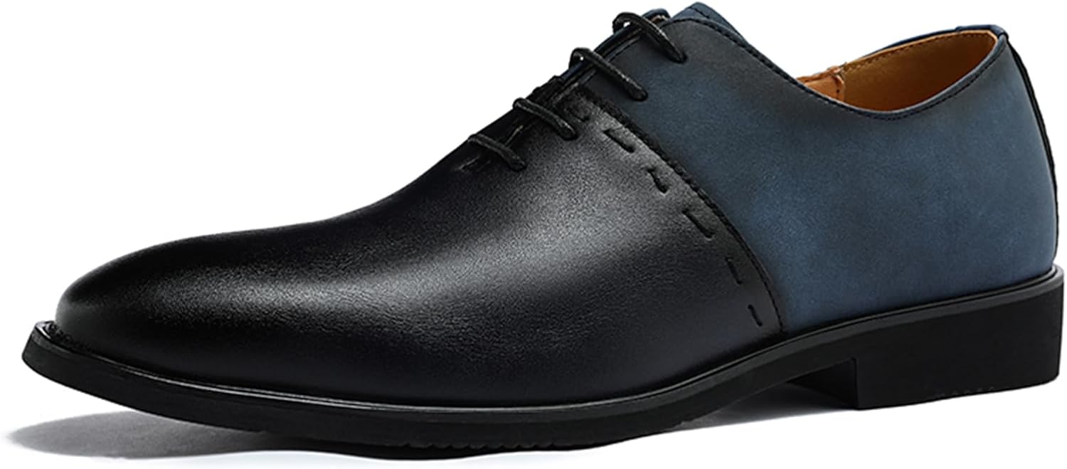 Мужские кожаные оксфорды на шнуровке с заостренным носком, низким каблуком, формальные дерби, отлично подходят для бизнеса, офиса, свадеб и вечеринок Psieicwm, синий
Мужские кожаные оксфорды на шнуровке с заостренным носком, низким каблуком, формальные дерби, отлично подходят для бизнеса, офиса, свадеб и вечеринок Psieicwm, синий