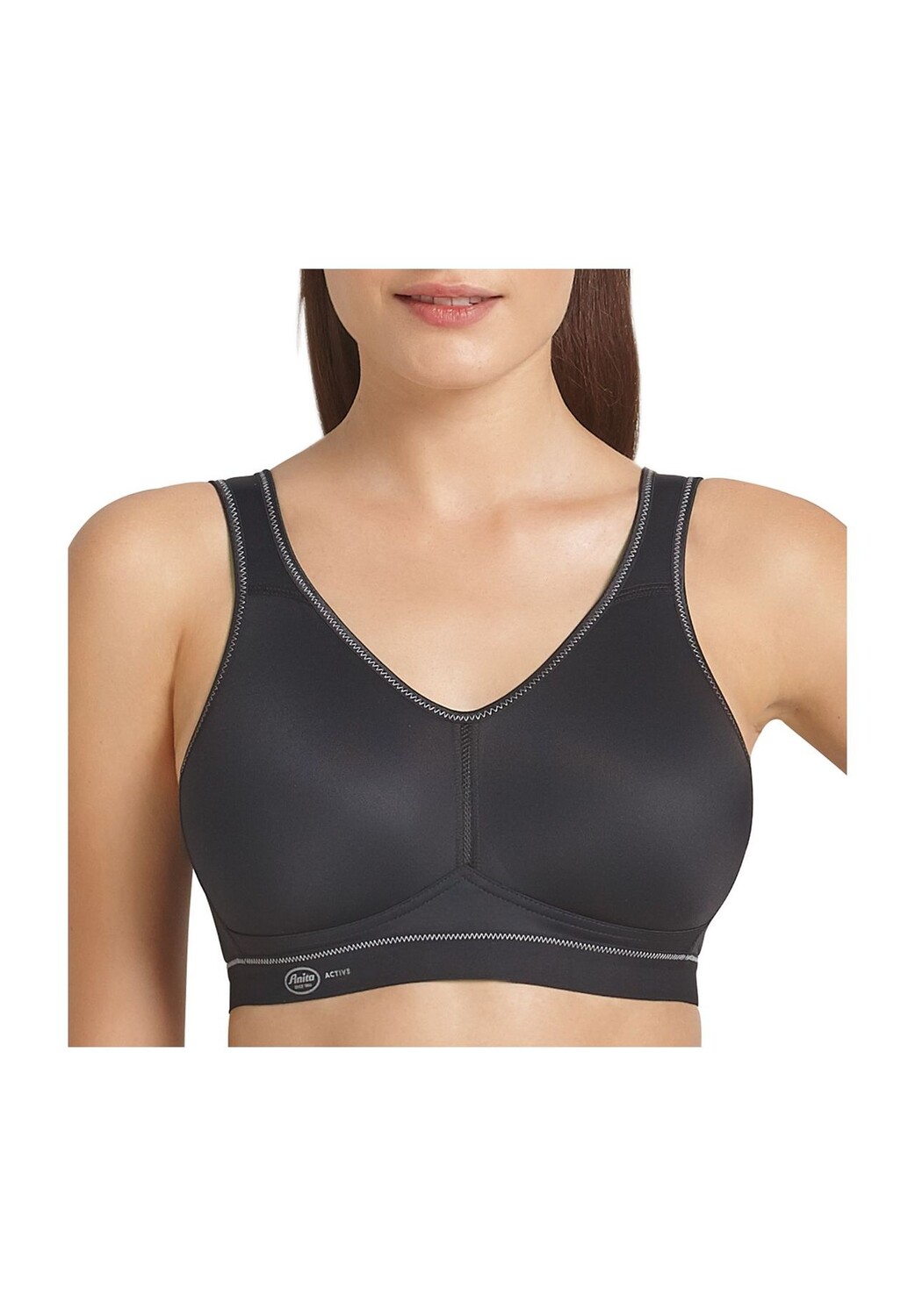 Легкий и прочный дышащий спортивный бюстгальтер под грудью для женщин Anita, черный
Легкий и прочный дышащий спортивный бюстгальтер под грудью для женщин Anita, черный