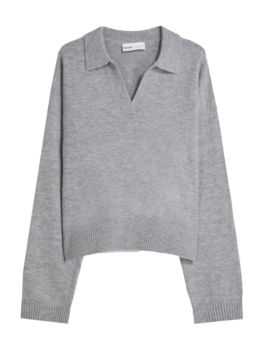 Свитер Bershka, серый
Свитер Bershka, серый