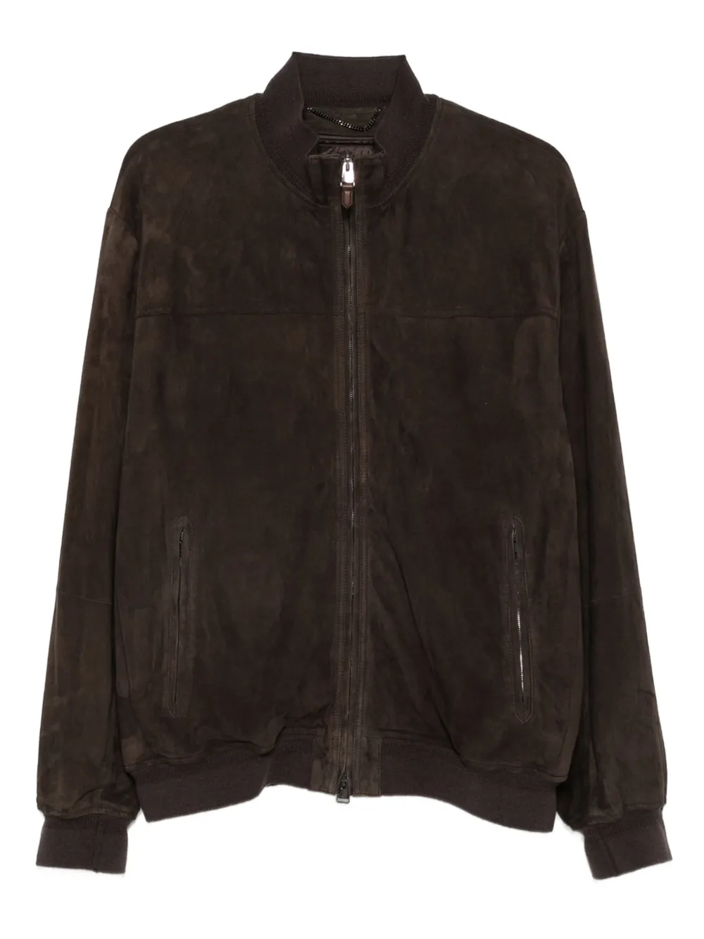 Замшевый бомбер Canali, коричневый
Замшевый бомбер Canali, коричневый