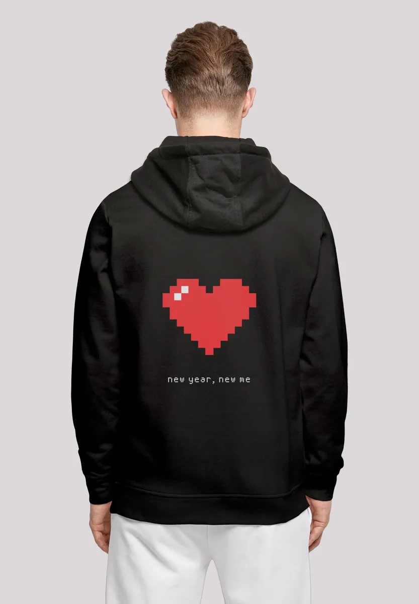 Толстовка F4NT4STIC "Pixel Heart Happy New Year's Eve", принт, черный 
Толстовка F4NT4STIC "Pixel Heart Happy New Year's Eve", принт, черный