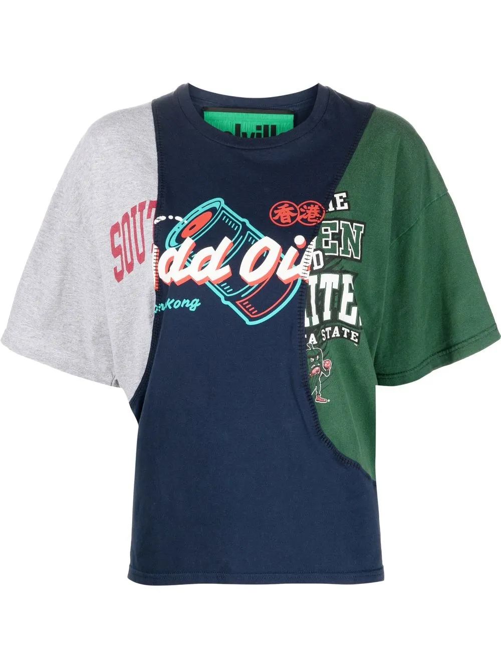 Футболка в технике пэчворк colville, синий
Футболка в технике пэчворк colville, синий