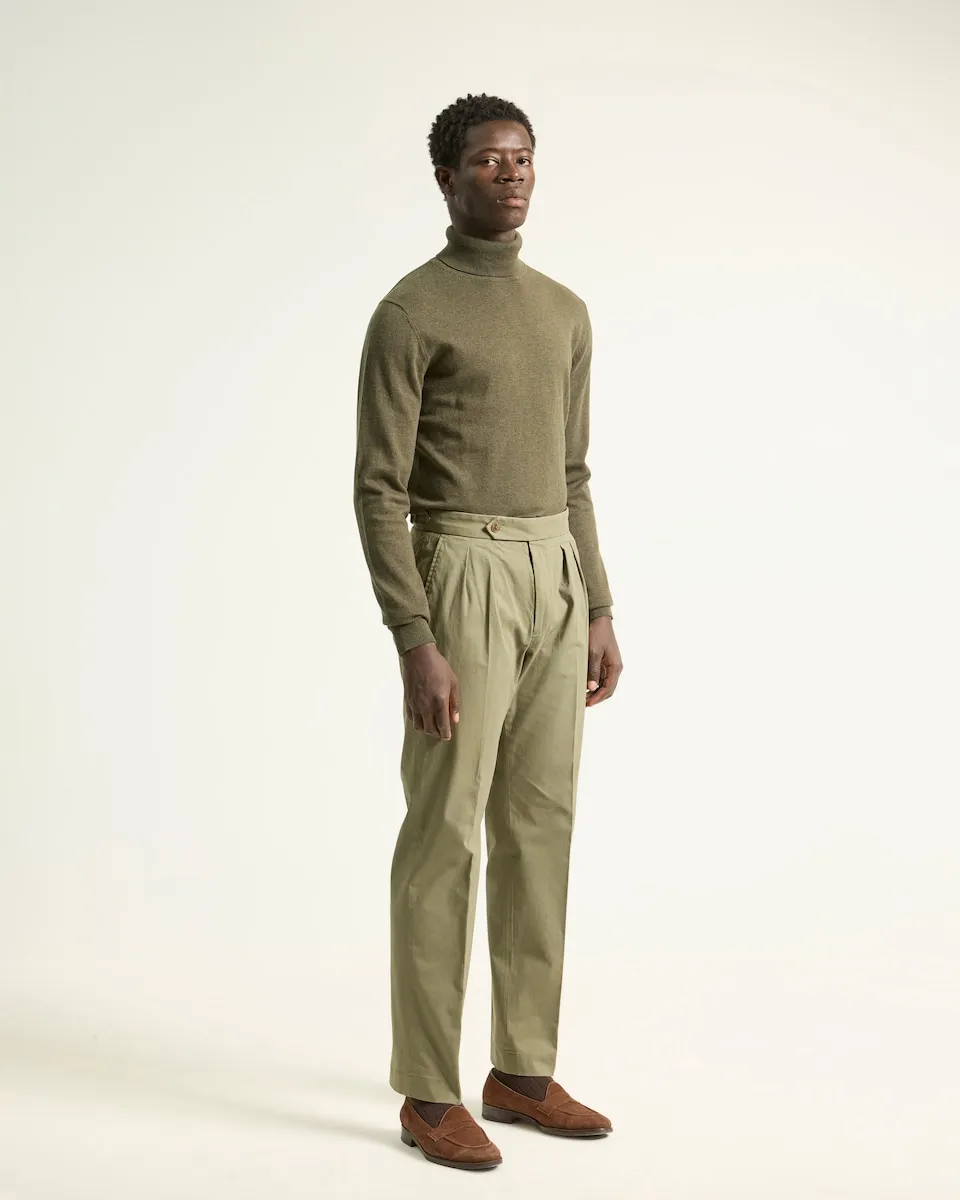 Мужские брюки с высокой посадкой светло-зеленые Puroego, светло-зеленый
Мужские брюки с высокой посадкой светло-зеленые Puroego, светло-зеленый