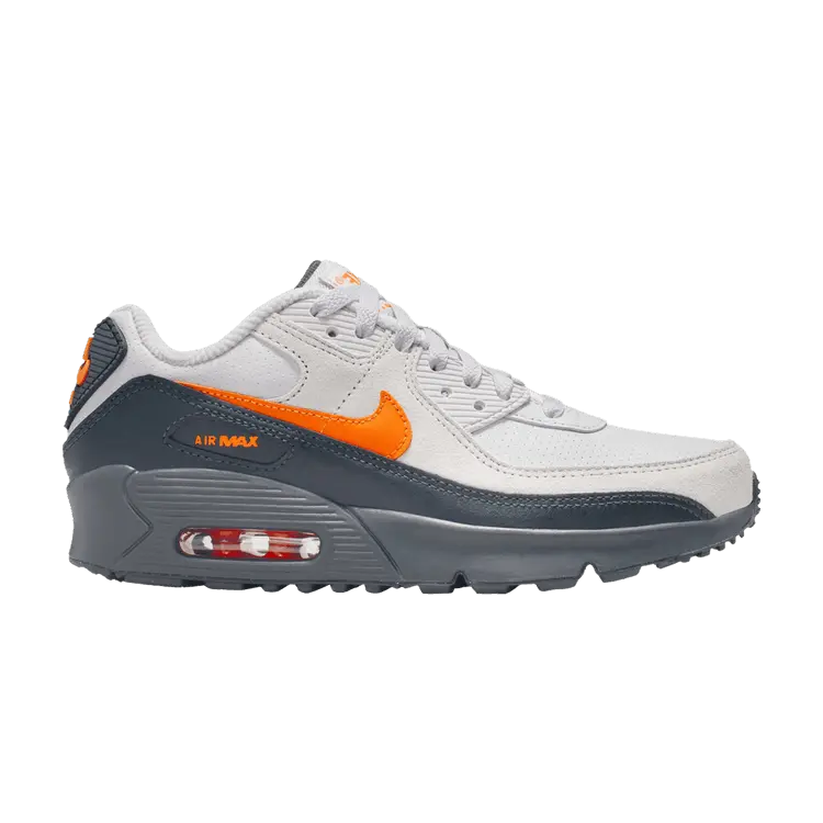 Кроссовки Nike Air Max 90 GS 'Vast Grey Safety Orange', серый
Кроссовки Nike Air Max 90 GS 'Vast Grey Safety Orange', серый