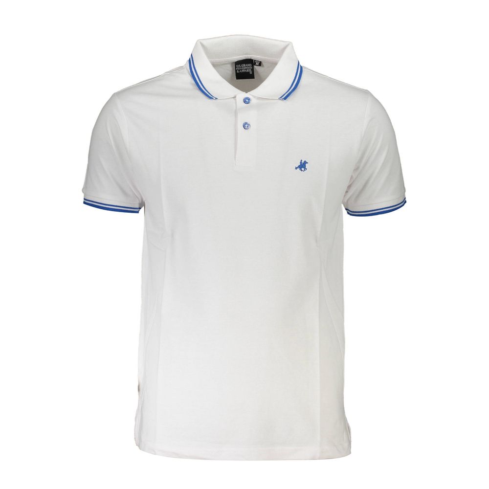 Белая хлопковая рубашка-поло U.S. Polo, белый
Белая хлопковая рубашка-поло U.S. Polo, белый