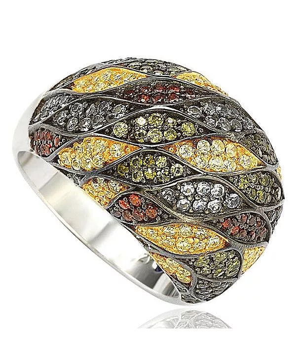 Кольцо Suzy Levian из стерлингового серебра с разноцветным куполом и кубическими цирконами Suzy Levian New York, silver
Кольцо Suzy Levian из стерлингового серебра с разноцветным куполом и кубическими цирконами Suzy Levian New York, silver