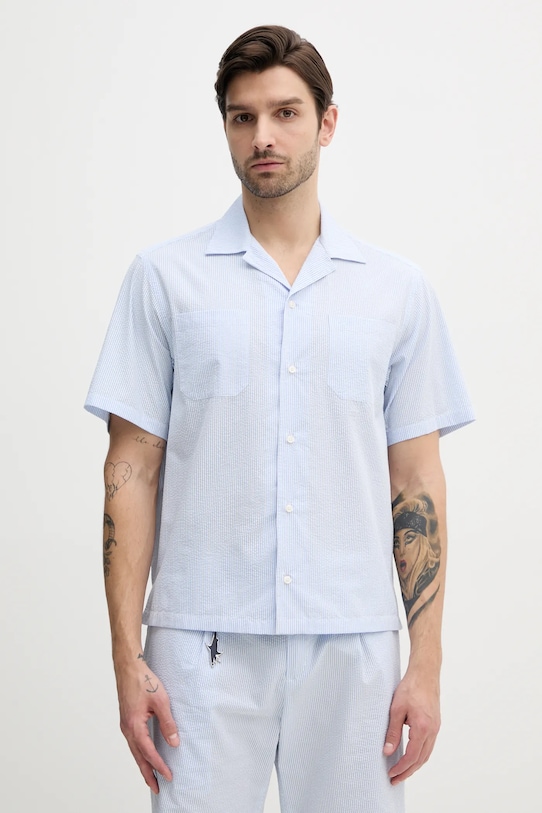 Хлопковая рубашка Paul&Shark, синий
Хлопковая рубашка Paul&Shark, синий