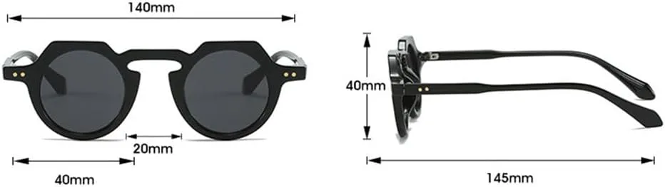 Панк-солнцезащитные очки круглые для мужчин, женские солнцезащитные очки с заклепками, очки-очки для женщин с защитой от УФ-излучения UV400 FYTUP, Lightgreen-clear
Панк-солнцезащитные очки круглые для мужчин, женские солнцезащитные очки с заклепками, очки-очки для женщин с защитой от УФ-излучения UV400 FYTUP, Lightgreen-clear