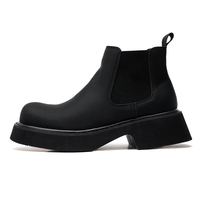 KUNGFUDEER Короткие мужские ботинки челси, черные
KUNGFUDEER Короткие мужские ботинки челси, черные