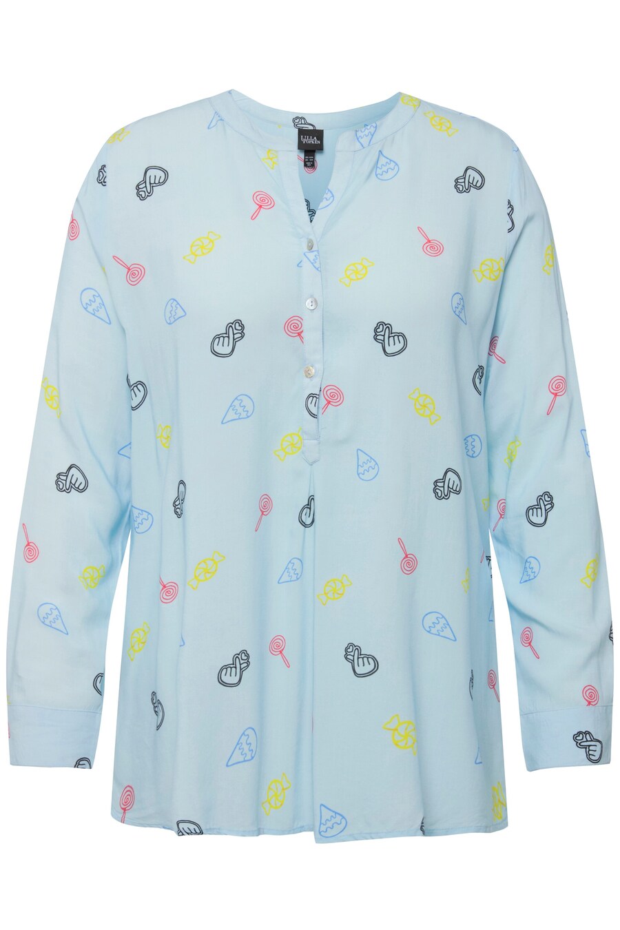 Блуза Ulla Popken, Pastel Blue
Блуза Ulla Popken, Pastel Blue