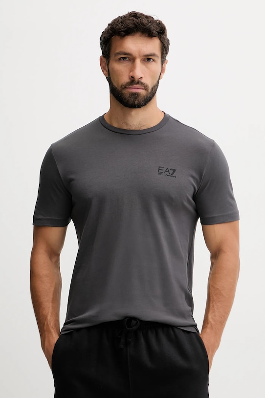 Хлопковая футболка Ea7 Emporio Armani, серый
Хлопковая футболка Ea7 Emporio Armani, серый