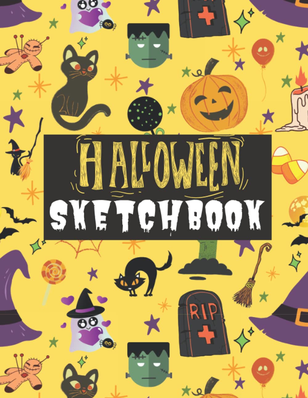 Halloween sketchbook: Cat,pumpkin,candy,broomstick,spider web. Sketchbook;For drawing,painting,sketching,school,writing (Independently published)
Halloween sketchbook: Cat,pumpkin,candy,broomstick,spider web. Sketchbook;For drawing,painting,sketching,school,writing (Independently published)
