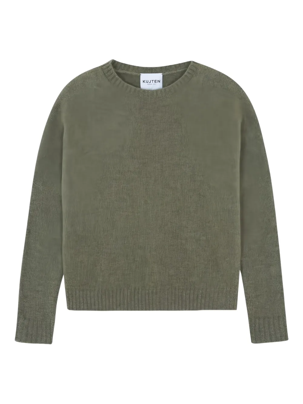Кашемировый свитер с круглым вырезом kujten, зеленый
Кашемировый свитер с круглым вырезом kujten, зеленый