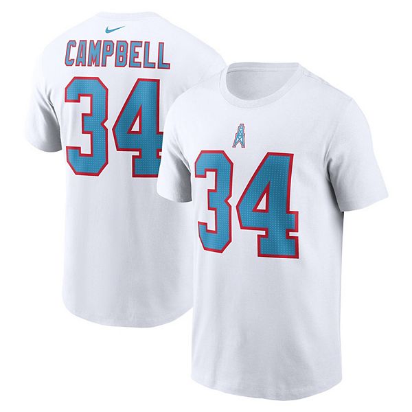 Футболка с именем и номером игрока Earl Campbell Houston Oilers Nike
Футболка с именем и номером игрока Earl Campbell Houston Oilers Nike