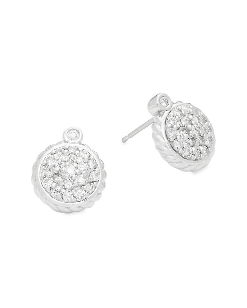 Серьги-гвоздики Saks Fifth Avenue Diamond & 14K Saks Fifth Avenue, серебряный
Серьги-гвоздики Saks Fifth Avenue Diamond & 14K Saks Fifth Avenue, серебряный