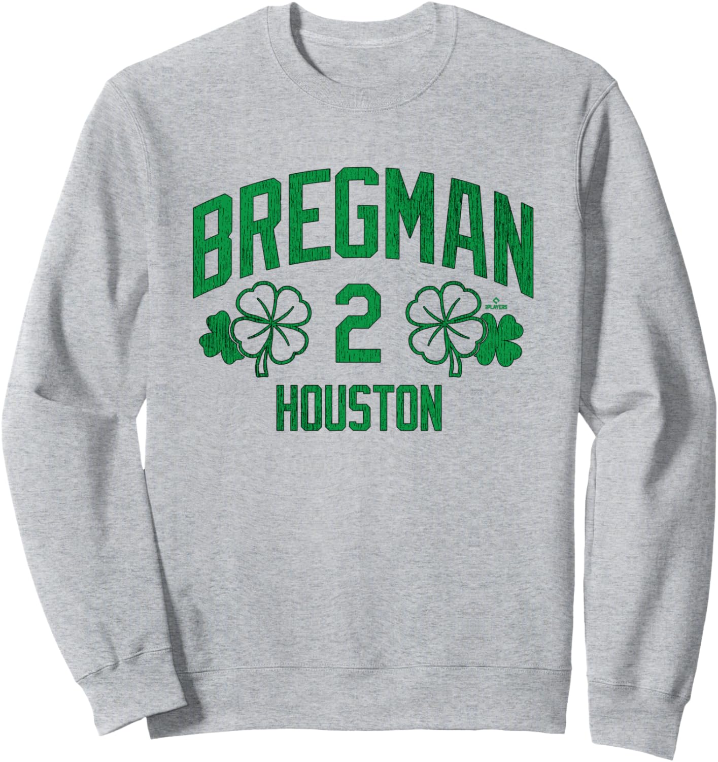 Футболка с изображением клевера Святого Патрика от MLBPA, посвященная бейсболу, производства команды Хьюстона, Алекса Брегмана Ryno Sports, серый
Футболка с изображением клевера Святого Патрика от MLBPA, посвященная бейсболу, производства команды Хьюстона, Алекса Брегмана Ryno Sports, серый