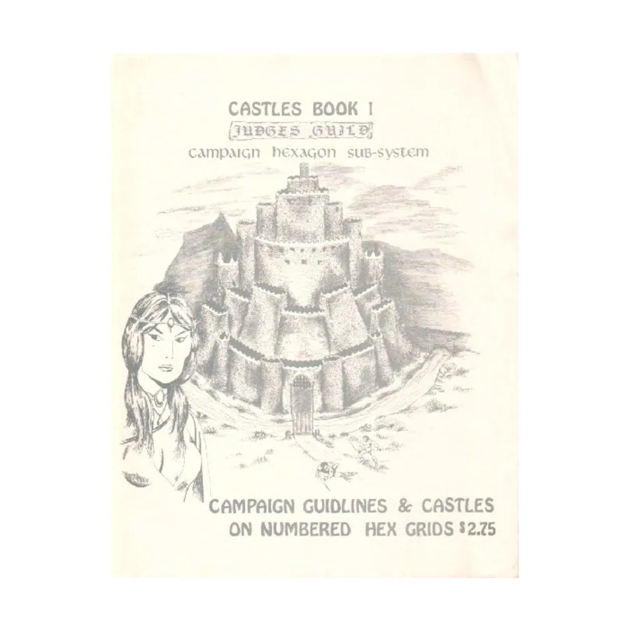 Castle Book #1 (1st Printing), Dungeons & Dragons Fantasy Supplements - Maps (Judges Guild), мягкая обложка
Castle Book #1 (1st Printing), Dungeons & Dragons Fantasy Supplements - Maps (Judges Guild), мягкая обложка