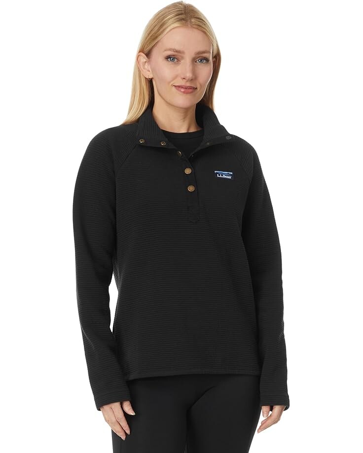 Свитер L.L.Bean Lakewashed Ottoman Knit Quarter Snap, цвет Dark Black
Свитер L.L.Bean Lakewashed Ottoman Knit Quarter Snap, цвет Dark Black