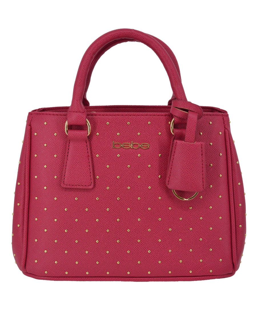 Женская маленькая сумка-саквояж Sagan с заклепками Bebe, Dark Pink
Женская маленькая сумка-саквояж Sagan с заклепками Bebe, Dark Pink