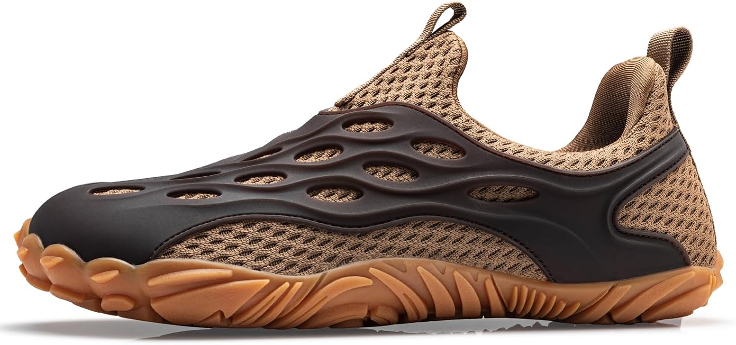 Кроссовки для женщин и мужчин, модные кроссовки - с нулевым перепадом, широким носком Bare Frog, коричневый
Кроссовки для женщин и мужчин, модные кроссовки - с нулевым перепадом, широким носком Bare Frog, коричневый