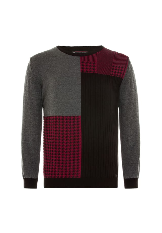 Свитер с модным трикотажным рисунком Cipo & Baxx, серый
Свитер с модным трикотажным рисунком Cipo & Baxx, серый