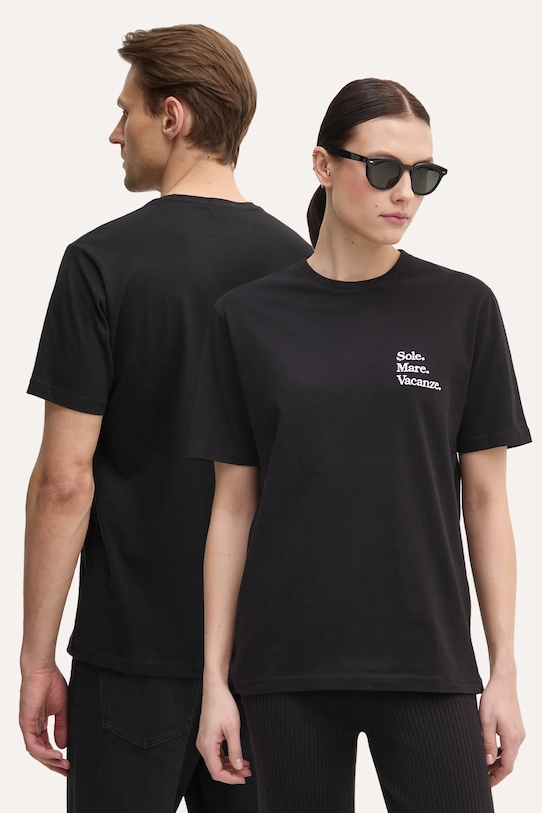 Хлопковая футболка Sole Mare Vacanze Drivemebikini, черный
Хлопковая футболка Sole Mare Vacanze Drivemebikini, черный