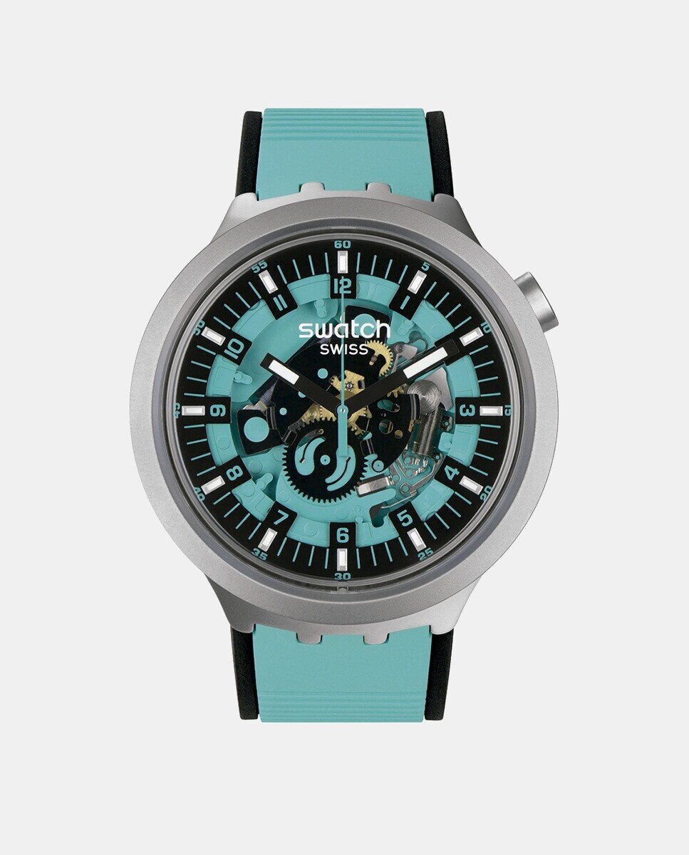 Big Bold Irony SB07S111 Мужские зеленые резиновые часы Swatch, бирюзовый
Big Bold Irony SB07S111 Мужские зеленые резиновые часы Swatch, бирюзовый