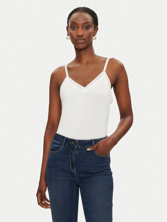 Топ slim fit 192-BARBA.N Morgan, белый
Топ slim fit 192-BARBA.N Morgan, белый