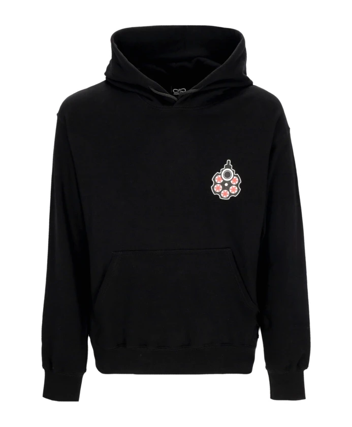 Черная легкая толстовка с капюшоном "Рулетка". Propaganda, черный
Черная легкая толстовка с капюшоном "Рулетка". Propaganda, черный