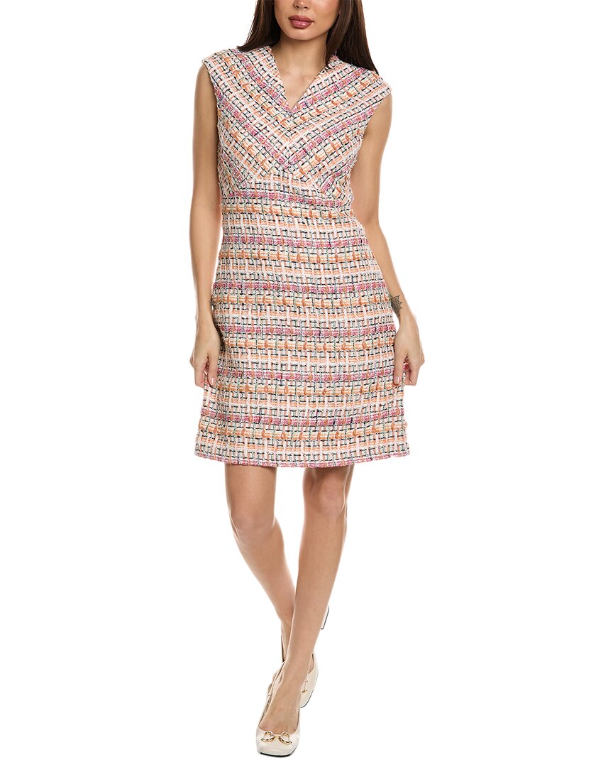 Платье-футляр из твида St. John, оранжевый
Платье-футляр из твида St. John, оранжевый