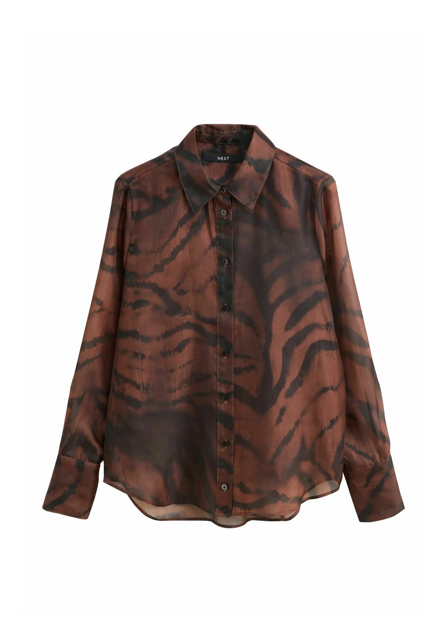 Блуза Next Button-down blouse, Brown Orange Animal Zebra Print/Brown
Блуза Next Button-down blouse, Brown Orange Animal Zebra Print/Brown