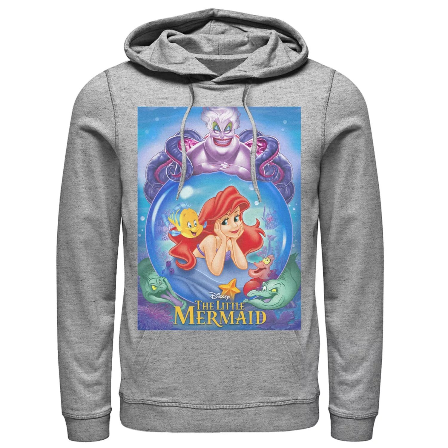 Мужская толстовка с капюшоном и плакатом «Русалочка Ариэль и Урсула» Disney Licensed Character
Мужская толстовка с капюшоном и плакатом «Русалочка Ариэль и Урсула» Disney Licensed Character