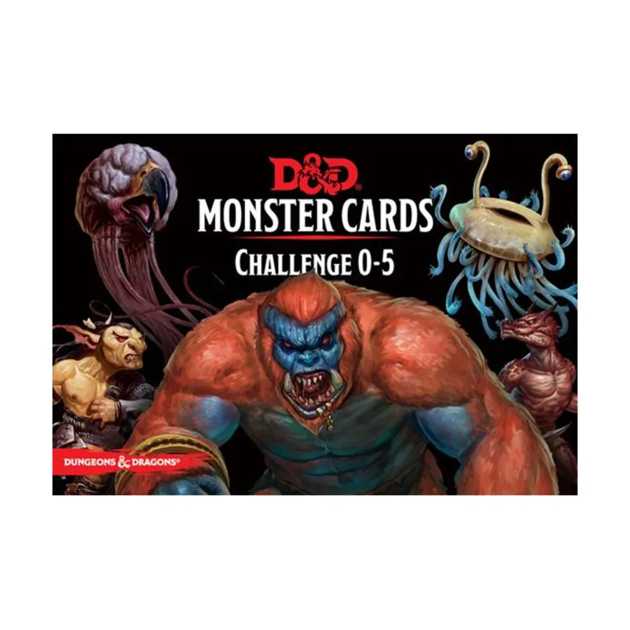 Карты руководства по монстрам — Монстры CR 0–5, Dungeons & Dragons - Gaming Aids (5th Edition) (Gale Force Nine)
Карты руководства по монстрам — Монстры CR 0–5, Dungeons & Dragons - Gaming Aids (5th Edition) (Gale Force Nine)