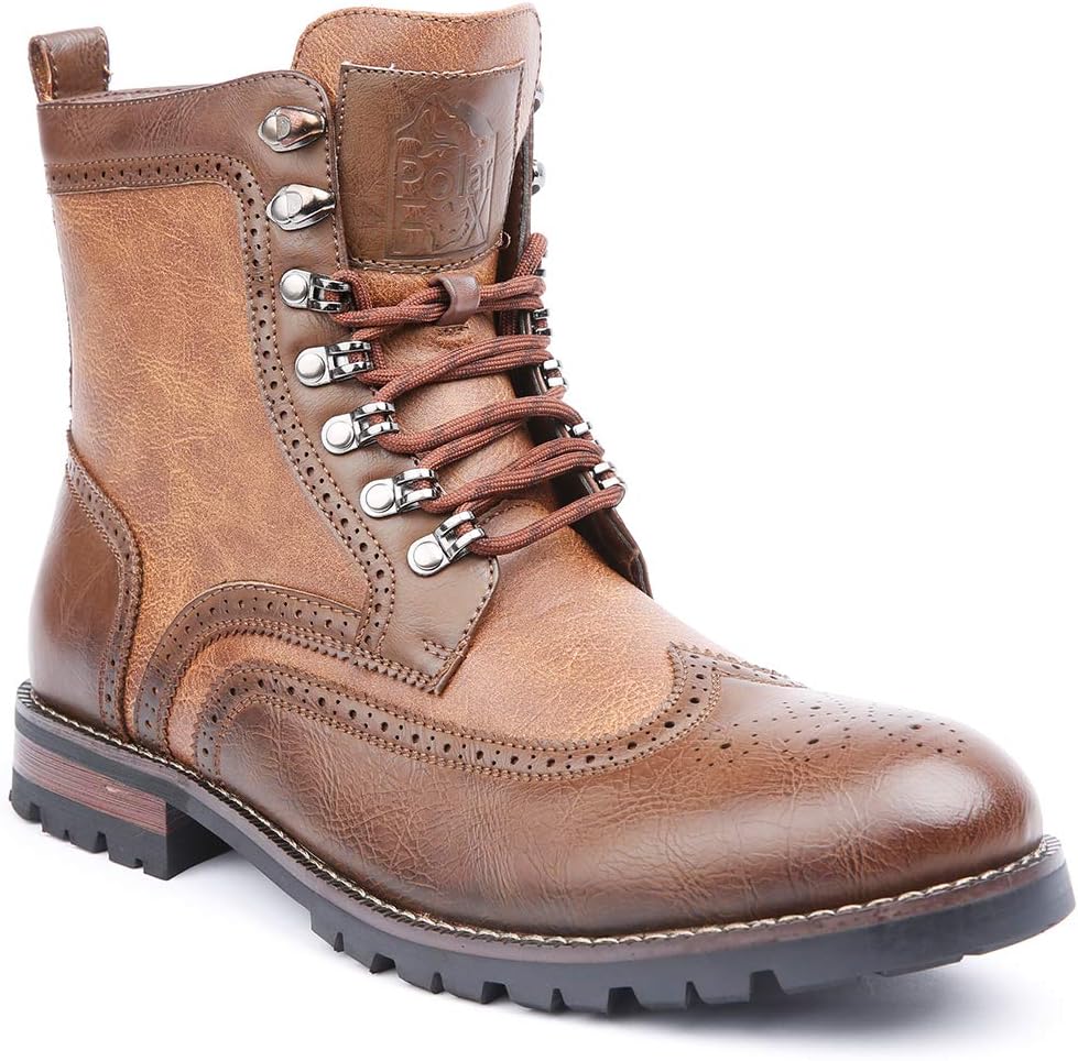 Коллекция мужских броговых ботинок на шнуровке Polar Fox | Классические и комбинированные модели ботинок до щиколотки, коричневый
Коллекция мужских броговых ботинок на шнуровке Polar Fox | Классические и комбинированные модели ботинок до щиколотки, коричневый