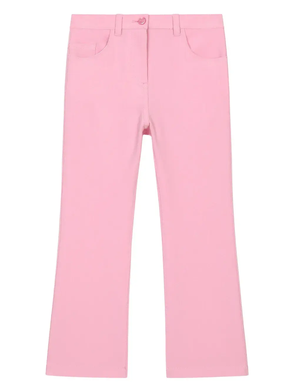 Расклешенные брюки с вышитым логотипом Dolce & Gabbana Kids, розовый
Расклешенные брюки с вышитым логотипом Dolce & Gabbana Kids, розовый