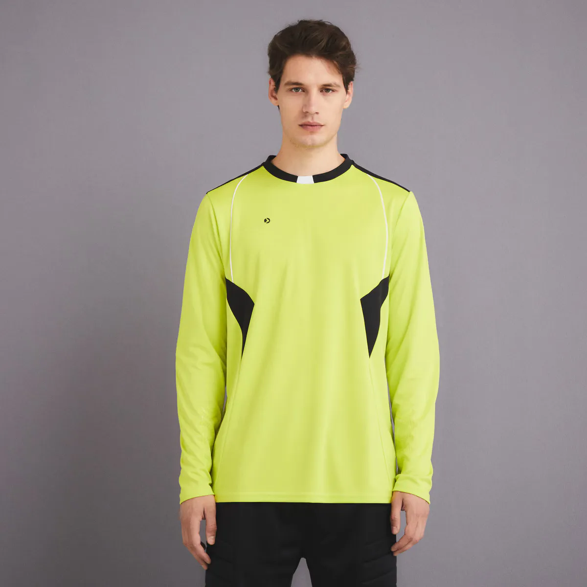 Футболка мужская вратарская с длинным рукавом Boomerang, цвет 586 Lima 
Футболка мужская вратарская с длинным рукавом Boomerang, цвет 586 Lima