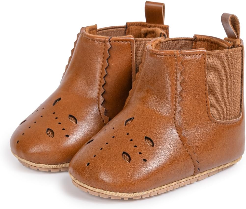 Детские ковбойские ботинки для девочек, вестерн-батинки, малышам, ковбойские ботильоны, мягкая подошва, нескользящие ботинки для младенцев 0-18 месяцев Purepips, Brown
Детские ковбойские ботинки для девочек, вестерн-батинки, малышам, ковбойские ботильоны, мягкая подошва, нескользящие ботинки для младенцев 0-18 месяцев Purepips, Brown