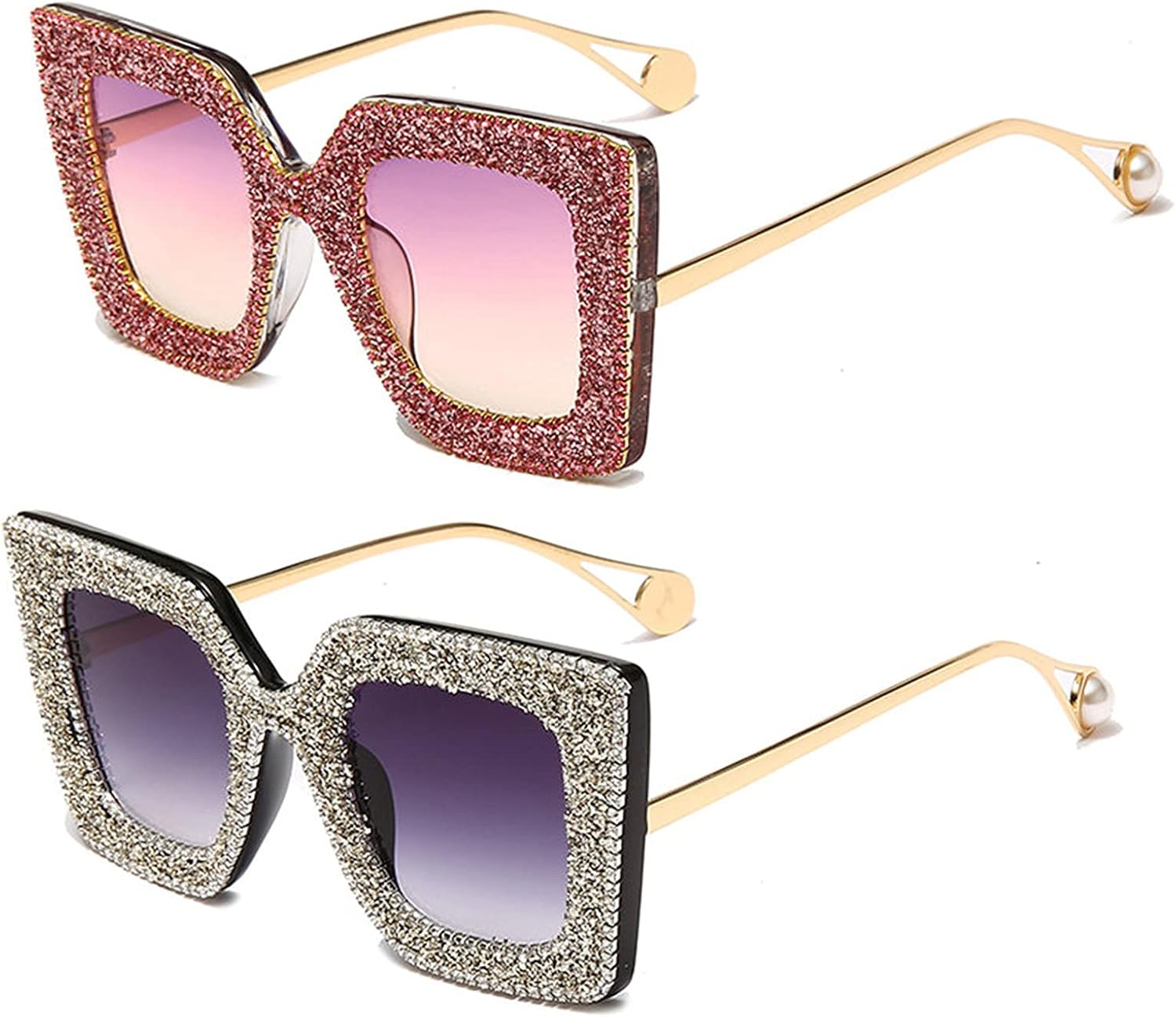 willochra Милые сверкающие хрустальные солнцезащитные очки для женщин, квадратные солнцезащитные очки со стразами, блестящие бриллиантовые солнцезащитные очки для вечеринки, 2pack-black&purple Yellow
willochra Милые сверкающие хрустальные солнцезащитные очки для женщин, квадратные солнцезащитные очки со стразами, блестящие бриллиантовые солнцезащитные очки для вечеринки, 2pack-black&purple Yellow