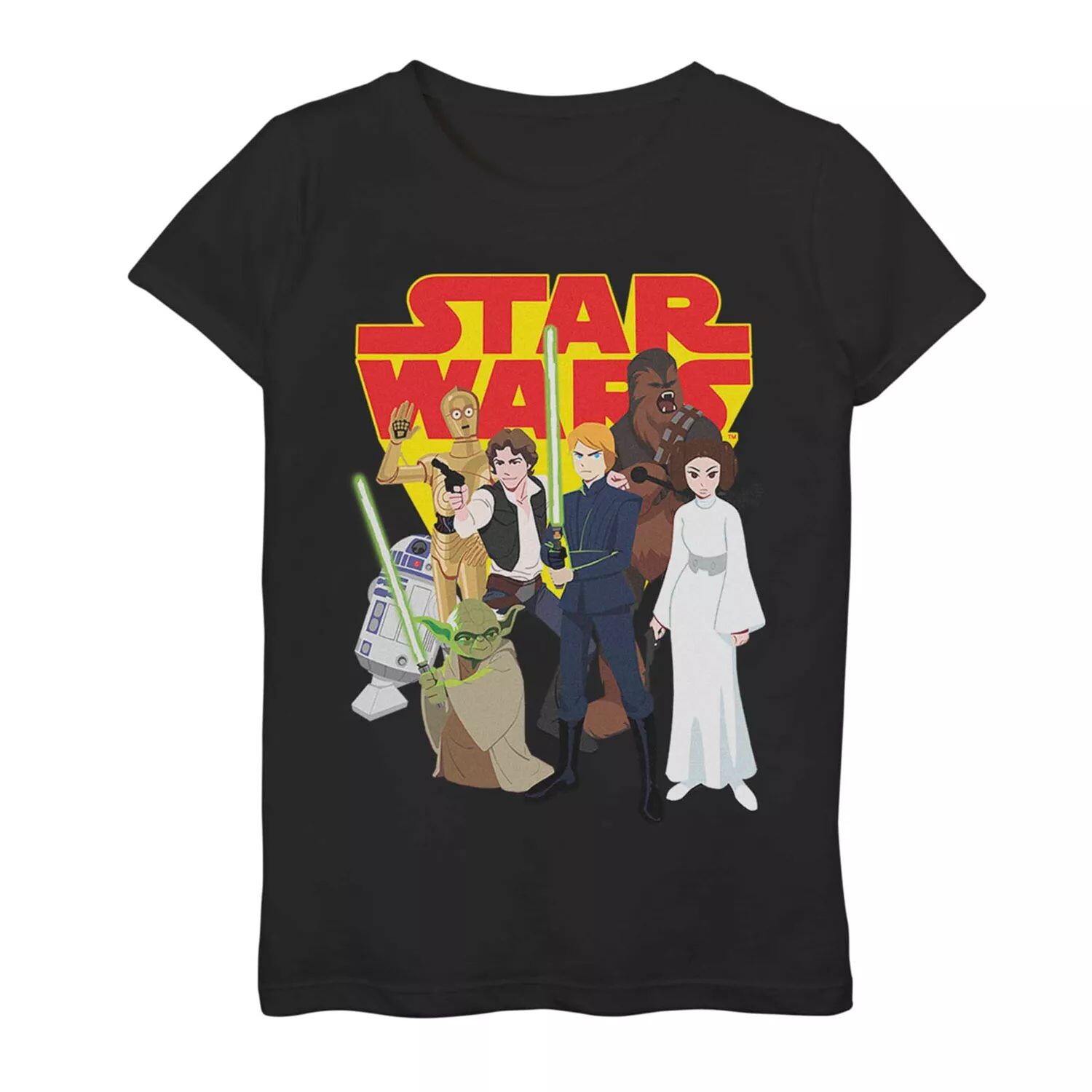 Футболка с рисунком для девочек 7–16 лет, групповая съемка «Звездных войн» Licensed Character
Футболка с рисунком для девочек 7–16 лет, групповая съемка «Звездных войн» Licensed Character