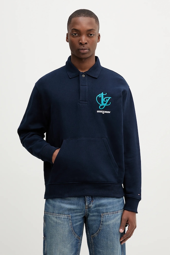 Хлопковая толстовка Tommy Jeans, темно-синий
Хлопковая толстовка Tommy Jeans, темно-синий