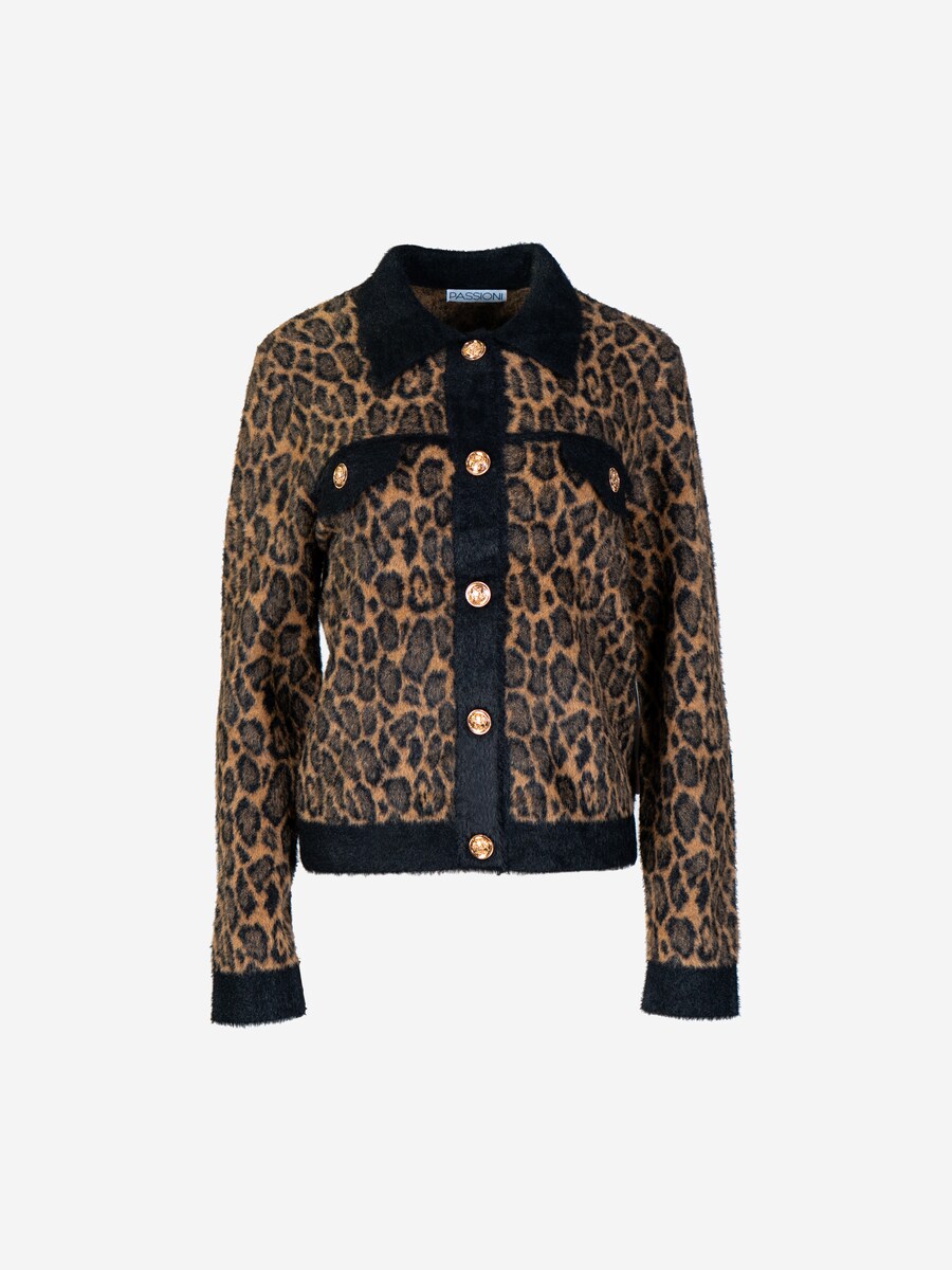 Вязаный кардиган Passioni Leo, коричневый
Вязаный кардиган Passioni Leo, коричневый