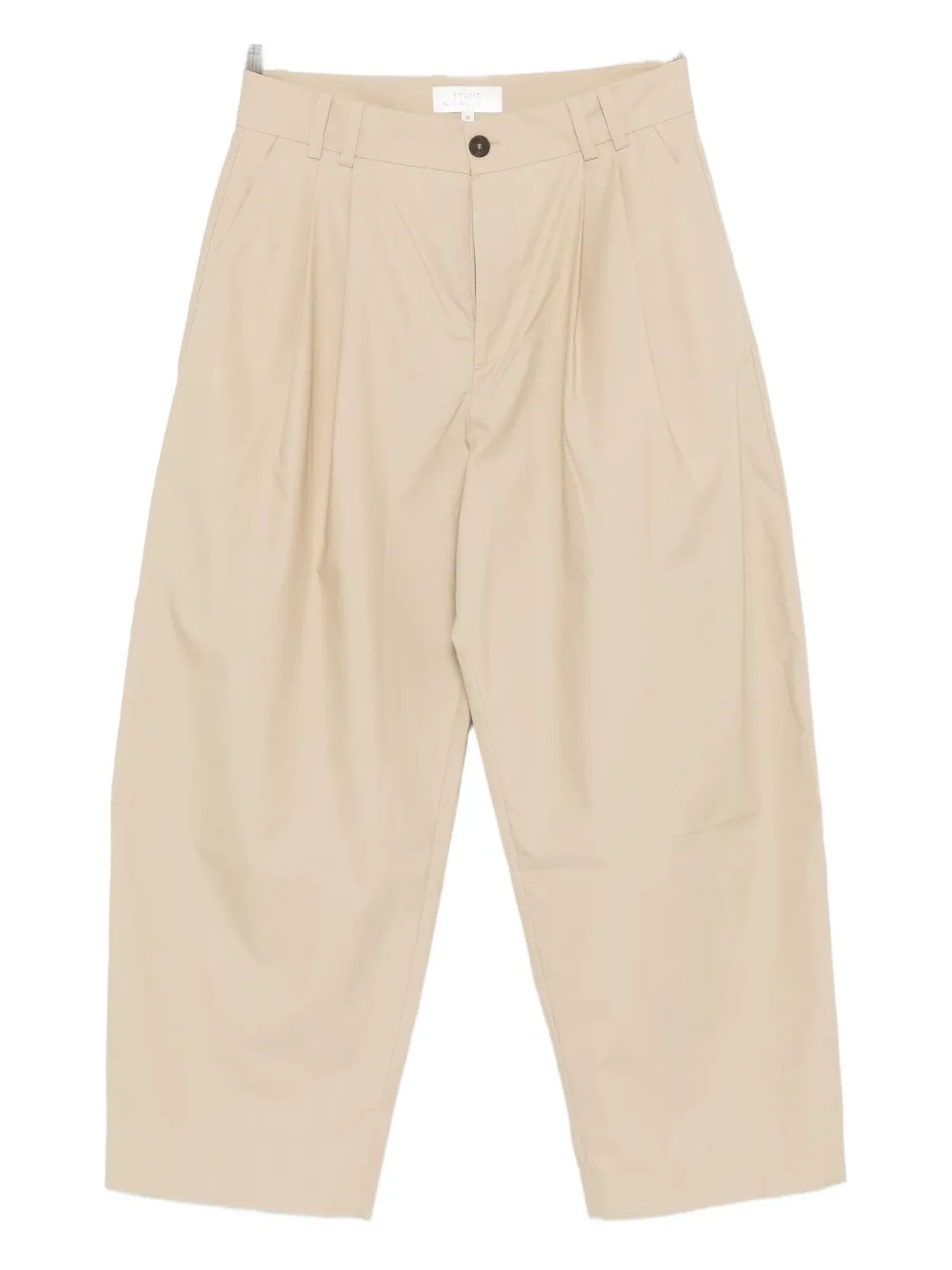 Брюки с двойной защипой Studio Nicholson, нейтральный
Брюки с двойной защипой Studio Nicholson, нейтральный