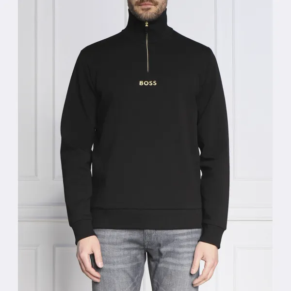Толстовка 1 10243030 01 стандартного кроя Boss, черный 
Толстовка 1 10243030 01 стандартного кроя Boss, черный
