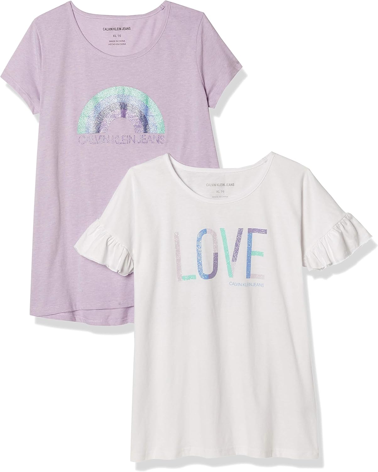 Футболка Calvin Klein Legacy Graphic с короткими рукавами для девочек, Purple White Rainbow Love, Белый, Футболка Calvin Klein Legacy Graphic с короткими рукавами для девочек, Purple White Rainbow Love
Футболка Calvin Klein Legacy Graphic с короткими рукавами для девочек, Purple White Rainbow Love, Белый, Футболка Calvin Klein Legacy Graphic с короткими рукавами для девочек, Purple White Rainbow Love