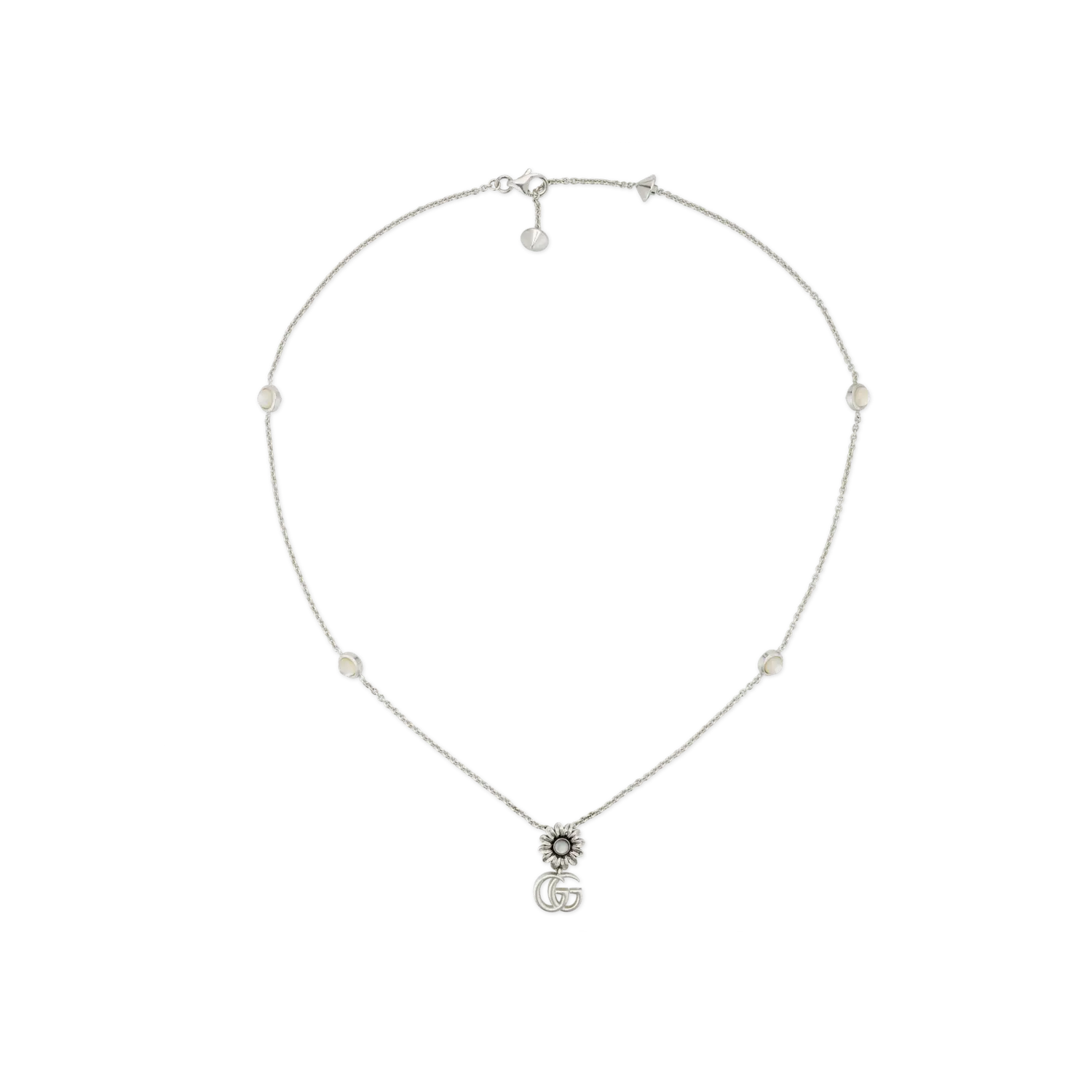 Колье-чокер Gucci GG Marmont из серебра и перламутра
Колье-чокер Gucci GG Marmont из серебра и перламутра