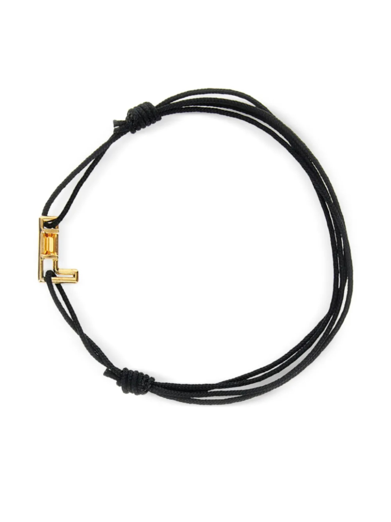 Браслет Aliita из желтого золота 9 карат с L-образным цитрином, черный
Браслет Aliita из желтого золота 9 карат с L-образным цитрином, черный