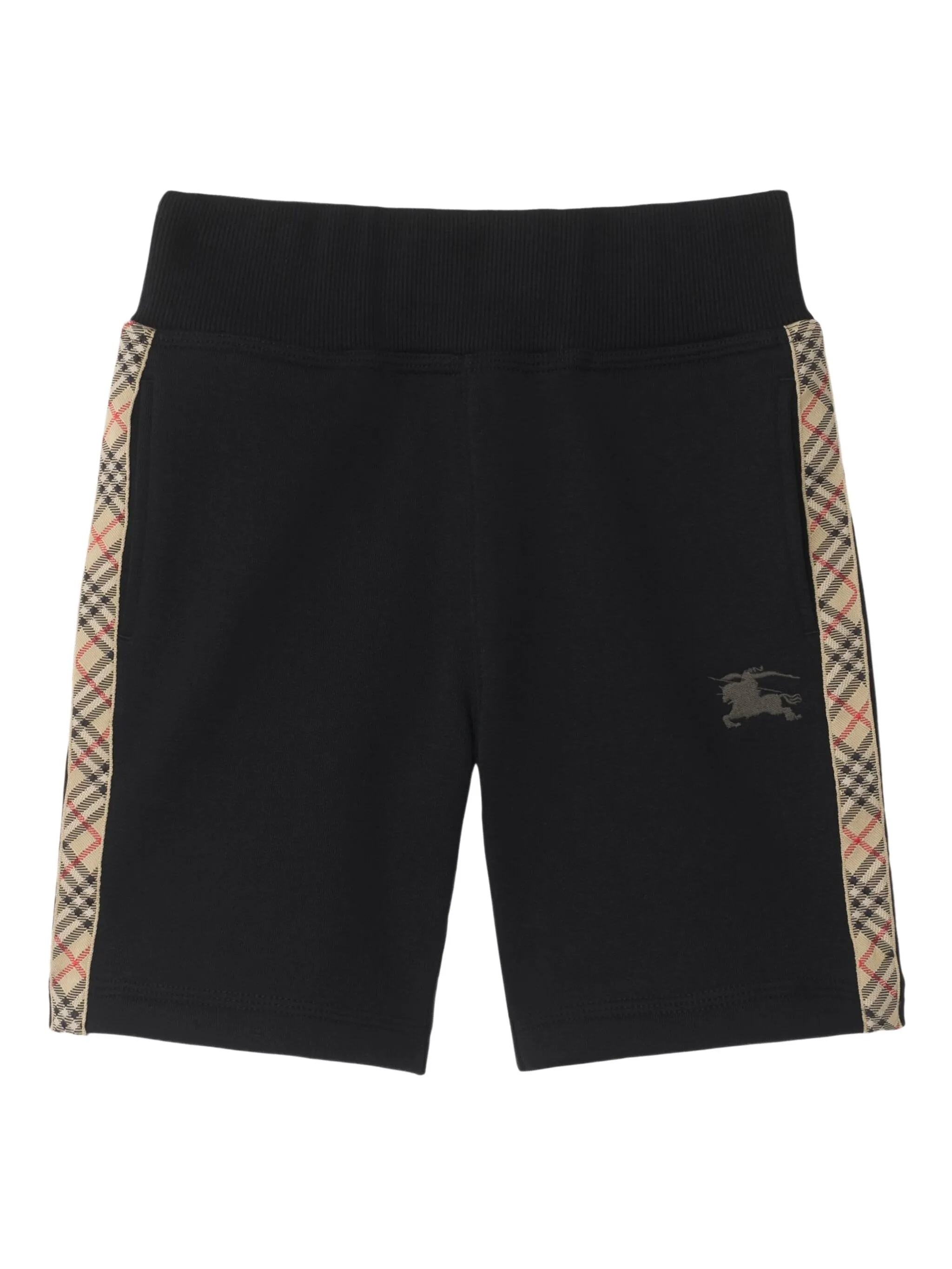 Шорты с отделкой в клетку Burberry Kids, черный
Шорты с отделкой в клетку Burberry Kids, черный