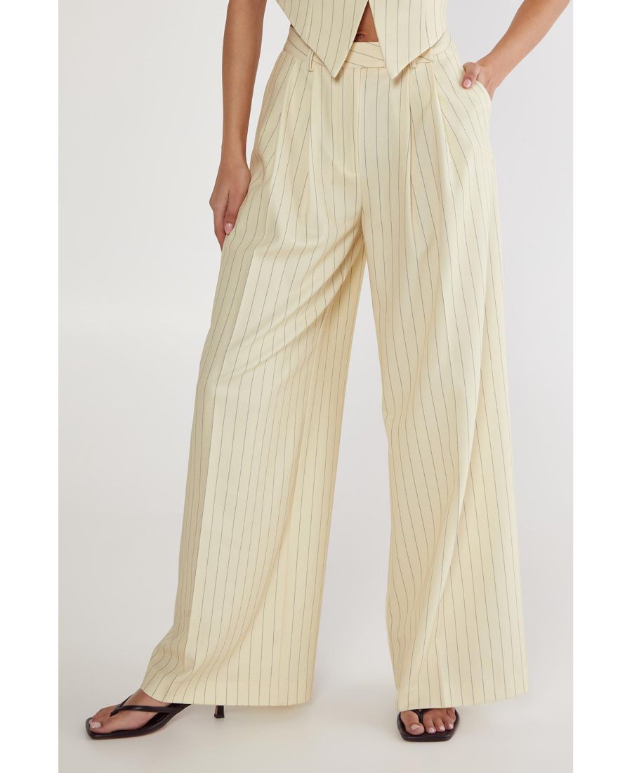 Женские брюки в тонкую полоску Nasty Gal, Butter
Женские брюки в тонкую полоску Nasty Gal, Butter